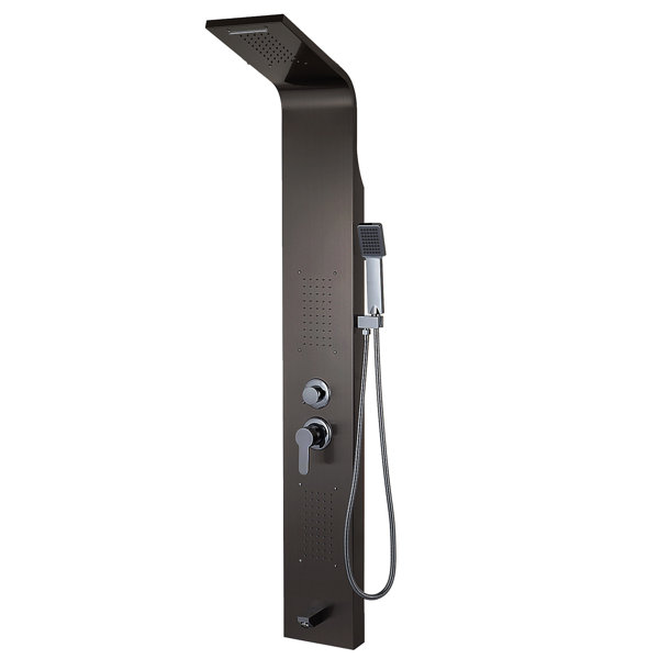 VEVOR 47.2" Shower Panel with Adjustable Shower Head Wayfair